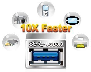 USB 3.0 é realmente muito rápido, principalmente na placa mãe Asus! Velocidade do USB 3.0