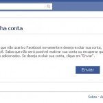 Como excluir a conta do Facebook definitivamente?