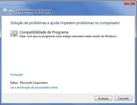 Executar para versões anteriores Executar programas criados para versões anteriores do Windows