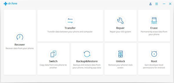 Um programa bem leve e simples para recuperar arquivos Dr. Fone para Android