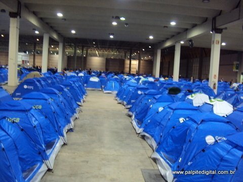 Barracas da campus Party 2010