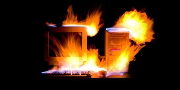 Superaquecimento de computador