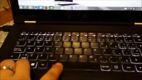 Ativando teclado do notebook