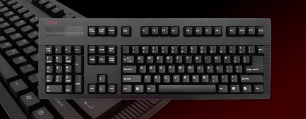 Teclado para canhotos