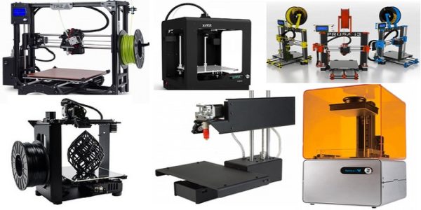 Modelos de impressoras 3D