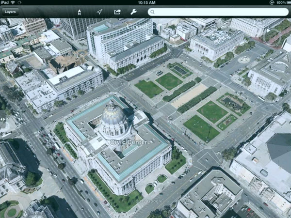 Google Maps em 3D