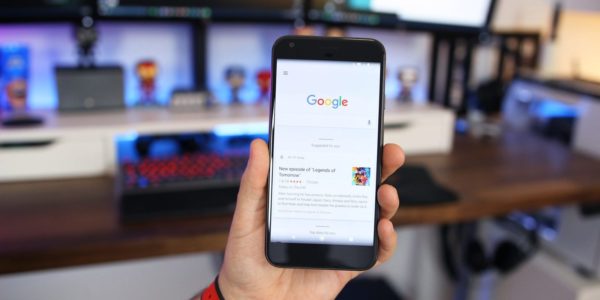 Itens salvos no Google