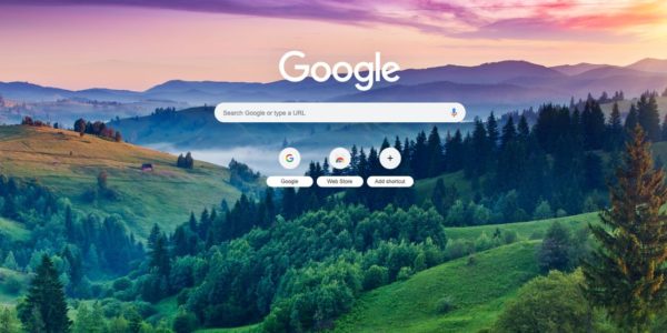 Tela de fundo do Google